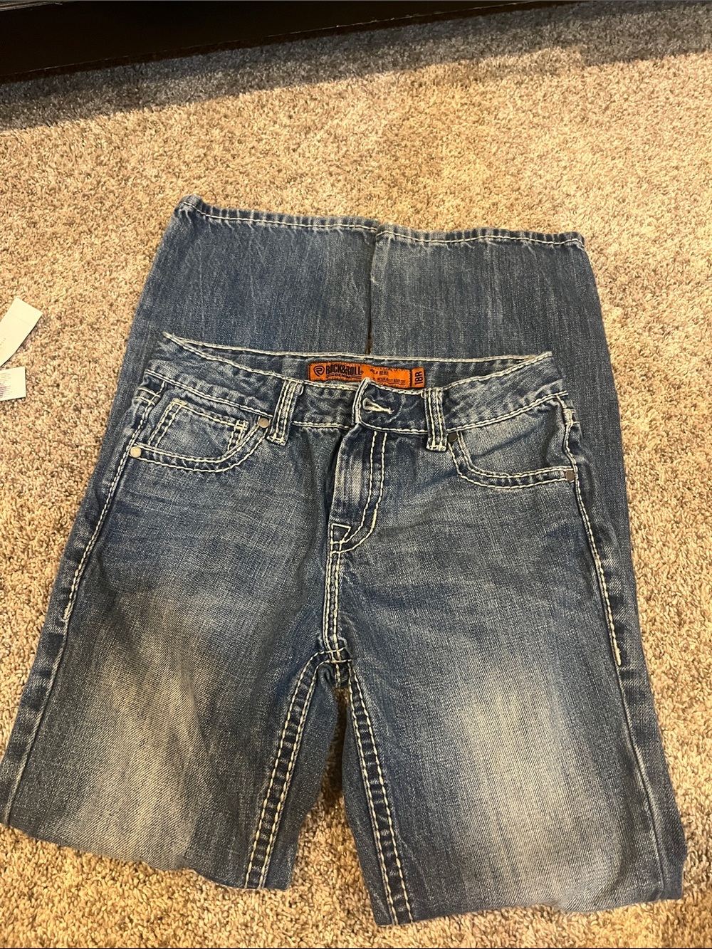 Kids Rock and roll denim jeans bootcut